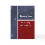 Military Thank You Card