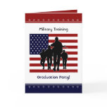 Military Training Graduation Party Custom Invite Card