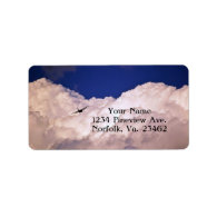 Military Transport Airplane Personalized Address Labels