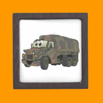 Military Troop Carrier Truck Cartoon premium gift boxes