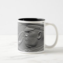 Military Veteran Armed Forces Hero Salute Mug