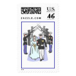 Military Wedding (1b) [CUSTOMIZE] Postage Stamps