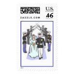 Military Wedding (1b) [CUSTOMIZE] Postage Stamps
