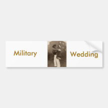 Military Wedding Bumper Sticker