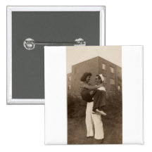 Military Wedding Buttons