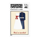 Military Wedding Custom Postage