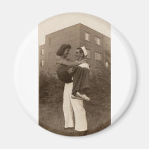 Military Wedding Fridge Magnet