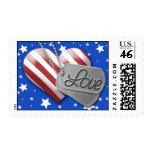 Military Wedding Invitation Postage Stamp