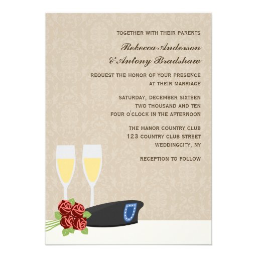 Military Wedding Invitations (front side)