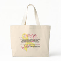 Military Wifes Prayer Canvas Bags