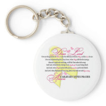 Military Wifes Prayer Key Chain