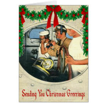 Military WWII Navy Christmas Card