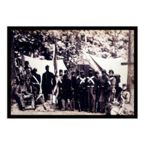 Militia Troops in Arlington, VA 1861 posters
