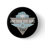 Militray Airplane Club - Your Text Here Pin