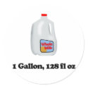 Milk, 1 Gallon, 128 fl oz stickers