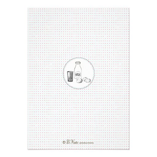Milk and Cookies Baby Shower Invitation