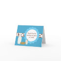 Milk and Cookies Birthday Party Thank You cards