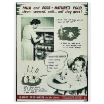 Milk And Eggs - Naturr's Food flyers by ww2posters Milk And Eggs - Naturr's Food flyers
