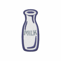 Milk Bottle embroidered shirts