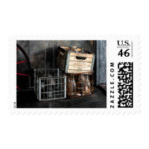Milk Bottles Postage Stamp
