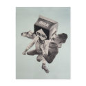 Milk collage postcard