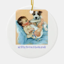 MILK & COOKIES CHRISTMAS TREE ORNAMENT