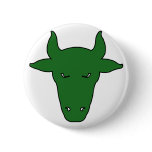 Milk Cow Silhouette Beef Cattle Moo Bull Steer buttons