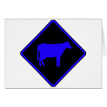 Milk Cow Silhouette Beef Cattle Moo Bull Steer cards