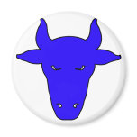 Milk Cow Silhouette Beef Cattle Moo Bull Steer magnets