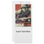 Milk For Him World War 2 rack cards