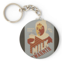 Milk for Warmth Keychain