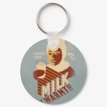 Milk for Warmth keychains by gotraw Milk for Warmth keychains