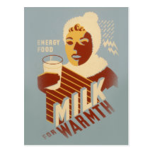 Milk for Warmth Post Card