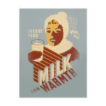 Milk for Warmth postcards