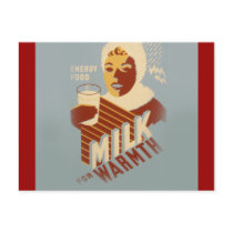 Milk for Warmth postcards by gotraw Milk for Warmth postcards