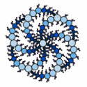 Milk Hill Blue Crop Circle Photo Sculpture photo sculptures