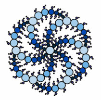 Milk Hill Blue Crop Circle Photo Sculpture photo sculptures
