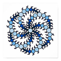 Milk Hill Blue Crop Circle Poster posters by Freebirdtees Milk Hill Blue Crop Circle Poster posters