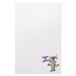 milk is cool funny cute cow cartoon stationery