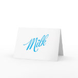 Milk Lite 3 Folding Card Template