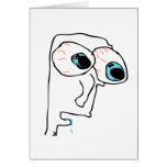 Milk rage face greeting cards
