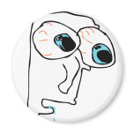 Milk rage face magnet