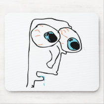 Milk rage face mouse pads