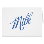 Milk Regular 3 Folding Card