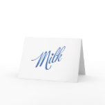 Milk Regular 3 Folding Card Template