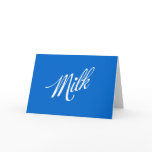 Milk Regular Dark 2 Folding Card Template