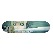 Milk Thistle Ninja Girl Skateboard