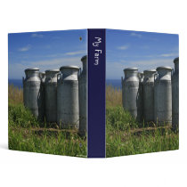 Milk urns vinyl binders