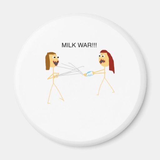 Milk Wars Refrigerator Magnet