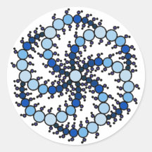 MilkHill Blue Transparent Sticker